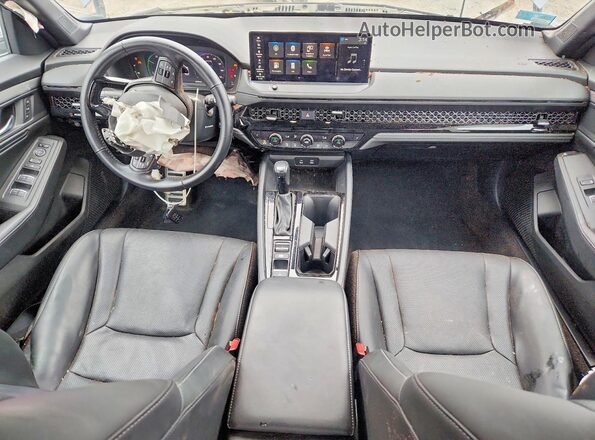 1HGCY2F7XPA010370 2023 HONDA ACCORD Gray Dashboard view