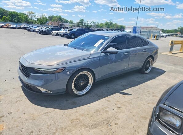 1HGCY2F83RA055324 2024 HONDA ACCORD Gray წინა მარცხენა ხედი სამი მეოთხედიდან