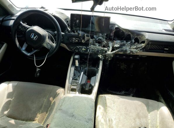 1HGCY2F88PA038340 2023 HONDA ACCORD Black Вид панелі приладів