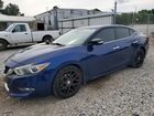 2017 Nissan Maxima 3.5 Sr Blue vin: 1N4AA6AP6HC376198