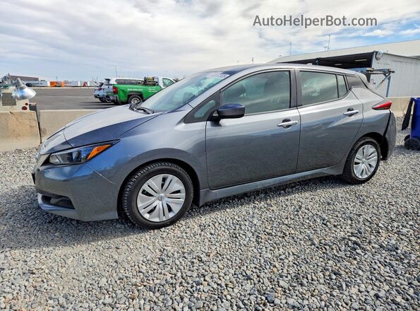 1N4AZ1BV3MC552675 2021 NISSAN LEAF Серый Передняя левая четверть