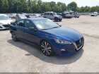 2021 Nissan Altima Sr Fwd Синий vin: 1N4BL4CV2MN314682
