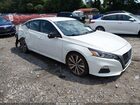 2022 Nissan Altima Sr Fwd Белый vin: 1N4BL4CV2NN387830