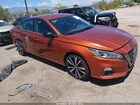 2022 Nissan Altima Sr Fwd Orange vin: 1N4BL4CV4NN349581