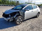 2017 Nissan Leaf Sv Silver vin: 1N4BZ0CP0HC310284