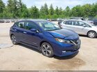 2019 Nissan Leaf Sv Plus Blue vin: 1N4BZ1CP8KC316735