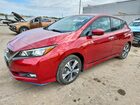 2021 Nissan Leaf Sl Plus Red vin: 1N4BZ1DV2MC555066
