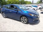 2021 Nissan Leaf Sl Plus 62 Kwh Blue vin: 1N4BZ1DV4MC551696