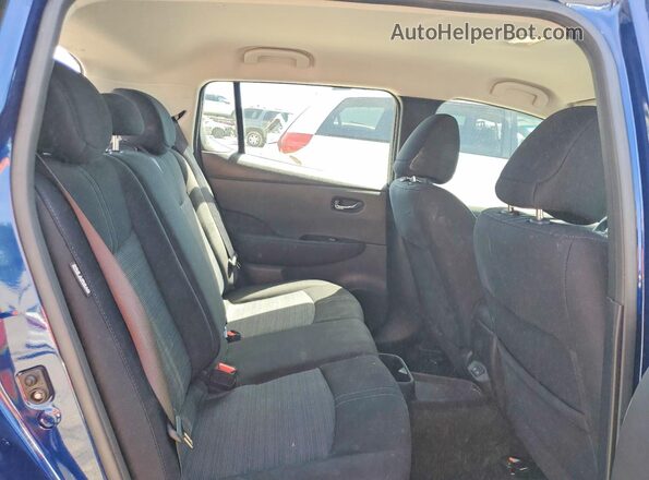 1N4CZ1CV2PC561444 2023 NISSAN LEAF Синий Вид задних сидений