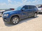 2018 Volkswagen Atlas Se Синий vin: 1V2LR2CA7JC538194