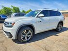 2019 Volkswagen Atlas Sel White vin: 1V2SR2CA7KC596304