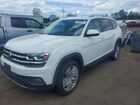 2019 Volkswagen Atlas Se White vin: 1V2UR2CA8KC536217