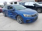 2017 Volkswagen Passat 1.8t R-line Blue vin: 1VWDT7A30HC002459