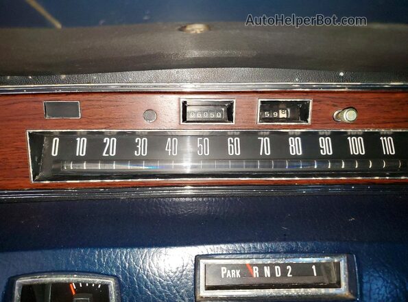 1Y82A862447 1971 LINCOLN CONTINENTA Blue Սարքավորումների վահանակի տեսք