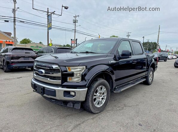 1FTEW1EF0HFA91903 2017 FORD F150 Черный Задняя правая четверть
