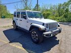 2021 Jeep Wrangler Unlimited Sahara White vin: 1C4HJXEG0MW544094