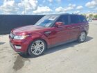 2017 Land Rover Range Rover Sport Hse Красный vin: SALWR2FK5HA152956