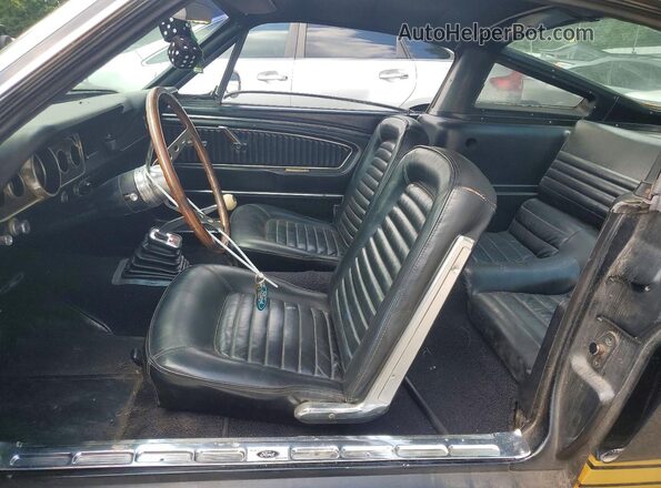 6T09A122579 1966 FORD MUSTANG Черный Вид панели приборов