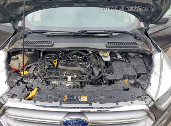 1FMCU9GD3HUE92358 2017 FORD ESCAPE Black Vista de la etiqueta del VIN