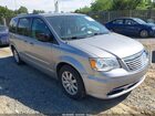 2016 Chrysler Town & Country Touring Silver vin: 2C4RC1BG9GR267555