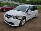 2016 Dodge Grand Caravan Sxt White vin: 2C4RDGCG1GR323759