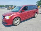 2016 Dodge Grand Caravan Sxt Burgundy vin: 2C4RDGCG3GR249258