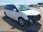 2018 Dodge Grand Caravan Sxt White vin: 2C4RDGCG5JR163196