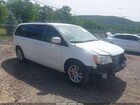 2016 Dodge Grand Caravan Sxt White vin: 2C4RDGCG9GR354032