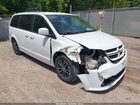 2019 Dodge Grand Caravan Gt White vin: 2C4RDGEG3KR654056