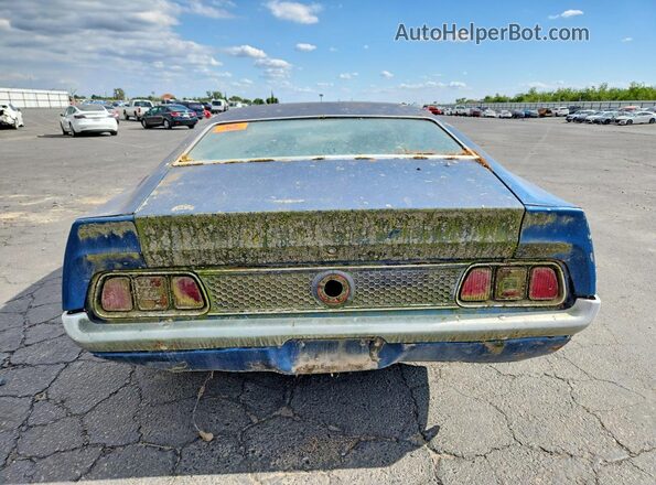 2F05F240261 1972 FORD MUSTANG Blue Rear view