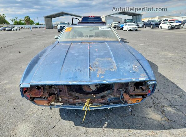 2F05F240261 1972 FORD MUSTANG Blue Front view