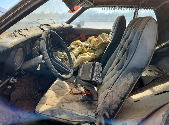 2F05F240261 1972 FORD MUSTANG Blue Front interior view