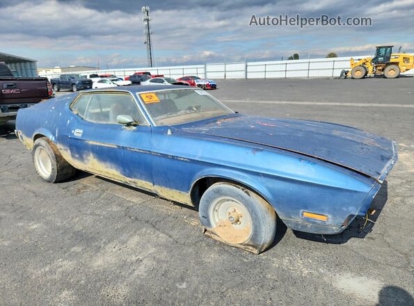 2F05F240261 1972 FORD MUSTANG Blue Front right