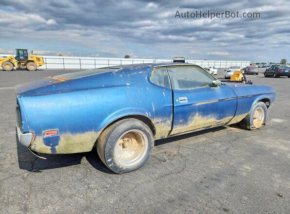2F05F240261 1972 FORD MUSTANG Blue Rear right