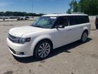 2016 Ford Flex Sel White vin: 2FMGK5C89GBA09646