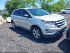 2018 Ford Edge Se Silver vin: 2FMPK3G95JBB97967