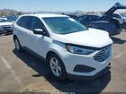2019 Ford Edge Se White vin: 2FMPK3G96KBB14404
