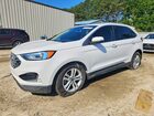 2019 Ford Edge Sel White vin: 2FMPK3J96KBC32753