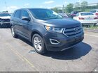 2017 Ford Edge Sel Gray vin: 2FMPK3J97HBC37341