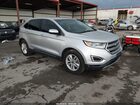 2017 Ford Edge Sel Silver vin: 2FMPK3J97HBC66404