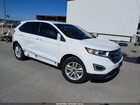 2017 Ford Edge Sel White vin: 2FMPK3J99HBB20831