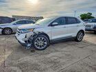 2016 Ford Edge Titanium White vin: 2FMPK3K96GBB51337
