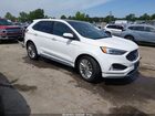 2020 Ford Edge Titanium White vin: 2FMPK3K98LBA34210