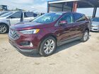 2020 Ford Edge Titanium Burgundy vin: 2FMPK3K99LBB27141