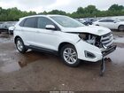 2017 Ford Edge Sel White vin: 2FMPK4J81HBB79112
