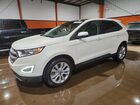 2017 Ford Edge Sel White vin: 2FMPK4J8XHBC34107