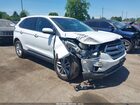 2018 Ford Edge Sel White vin: 2FMPK4J90JBC04287