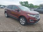 2016 Ford Edge Sel Maroon vin: 2FMPK4J91GBC57962