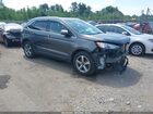 2019 Ford Edge Sel Gray vin: 2FMPK4J93KBB11197