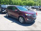 2020 Ford Edge Sel Maroon vin: 2FMPK4J93LBB25733